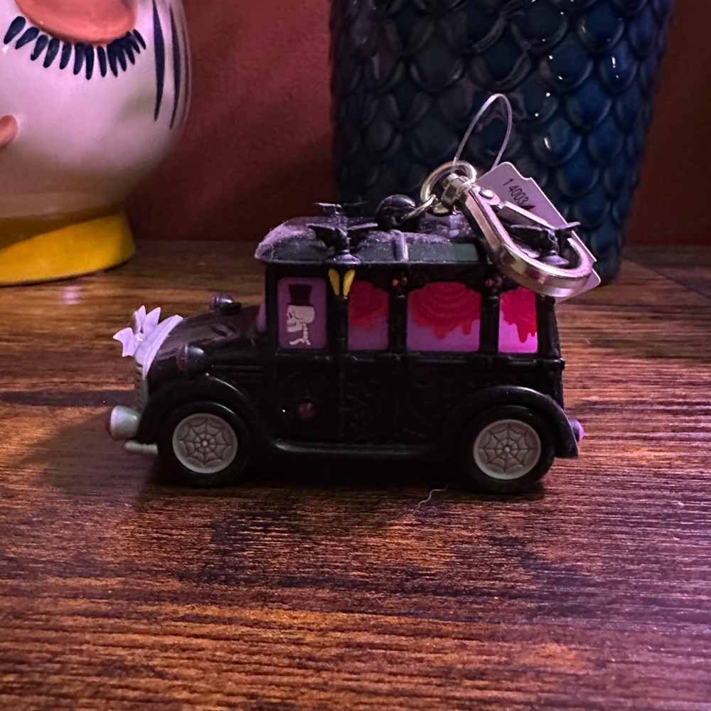 Bath and Body Works Black and Pink Halloween Car Pocketbac Holder